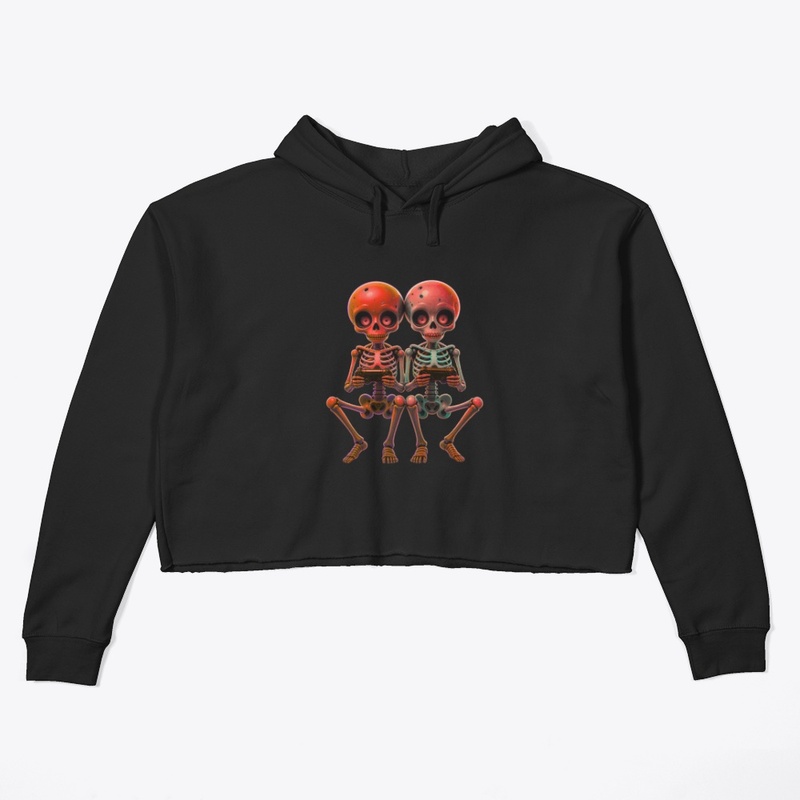 Gamer Couple Skeletons Tee