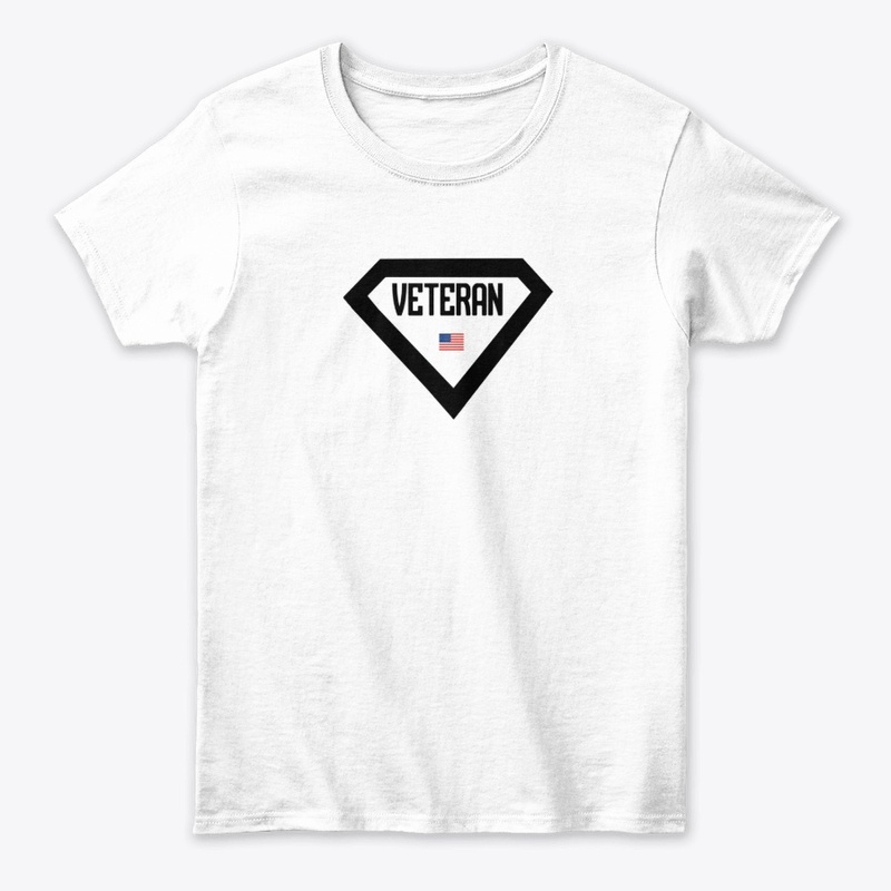 Super Veteran American Flag Merch