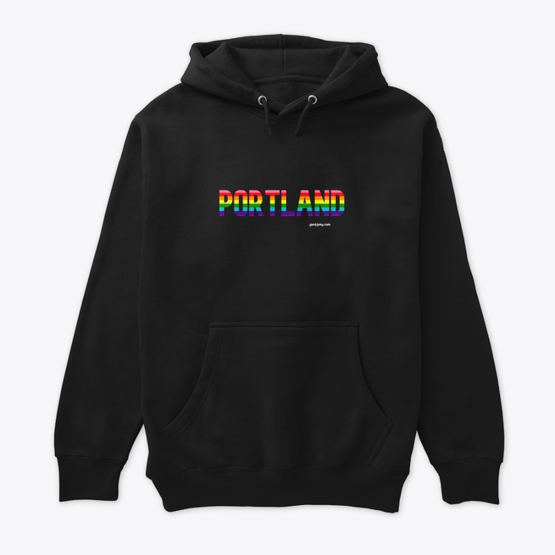 Portland Pride Rainbow Flag Apparel