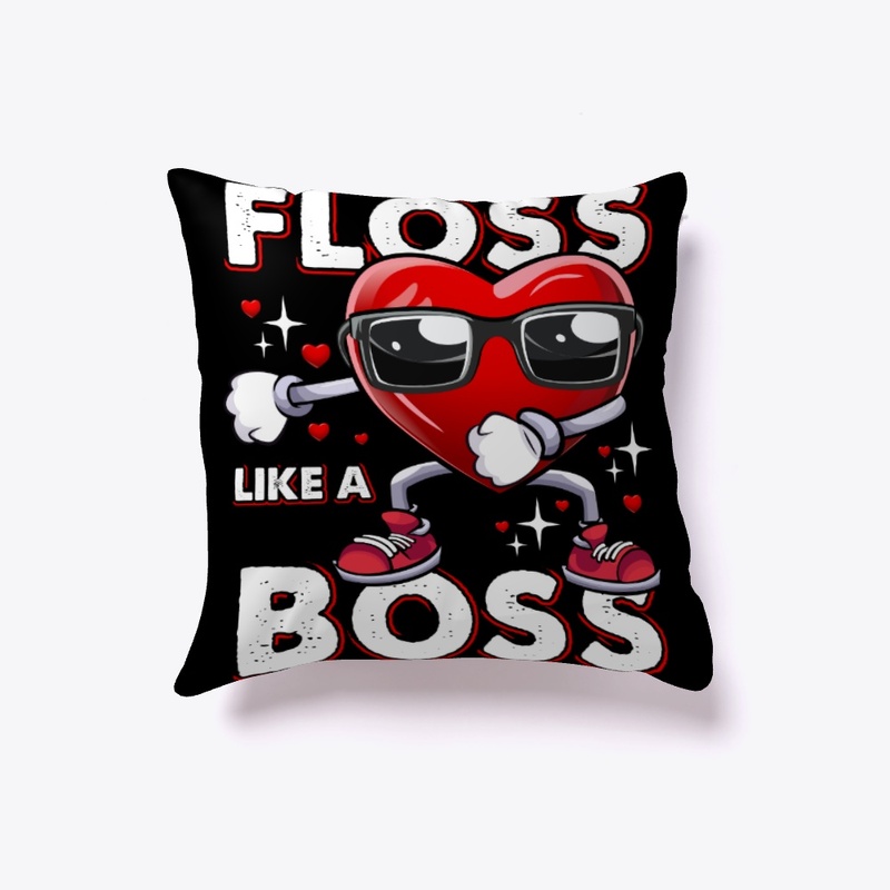 Heart Floss Like A Boss Valentine Shirt