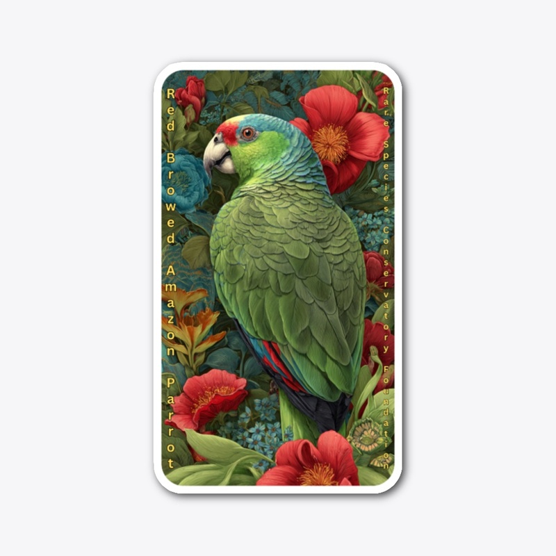 Red-Browed Amazon Parrot