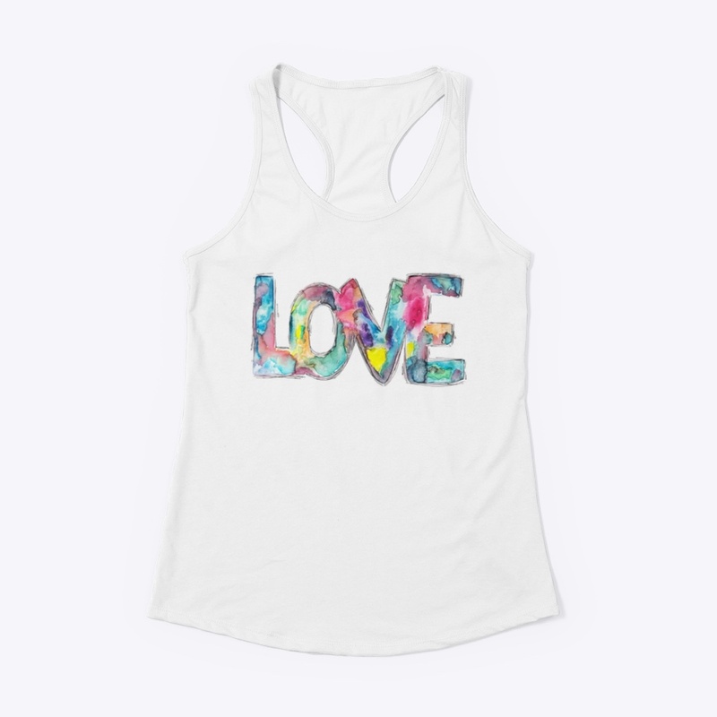 Watercolor LOVE shirt