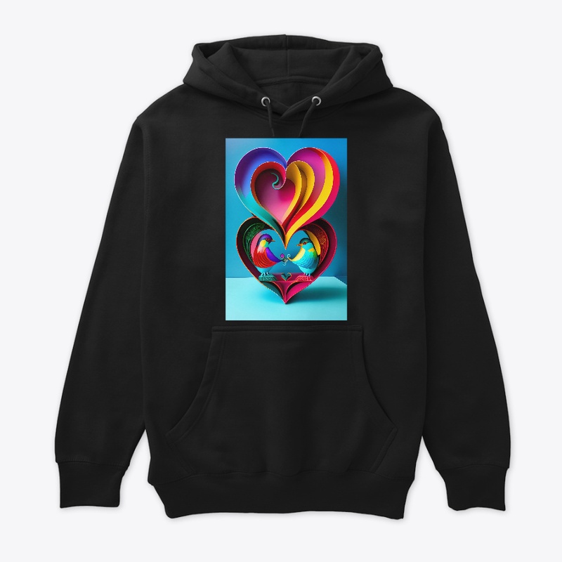 "Spread Love Chirping Lovebirds Tee"