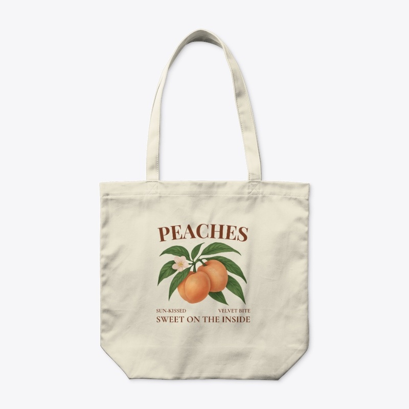 Vintage Peach | Botanical Fruit Art