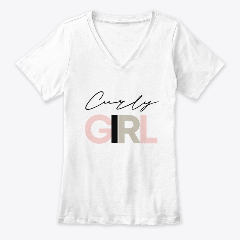 Curly Girl Tee-White