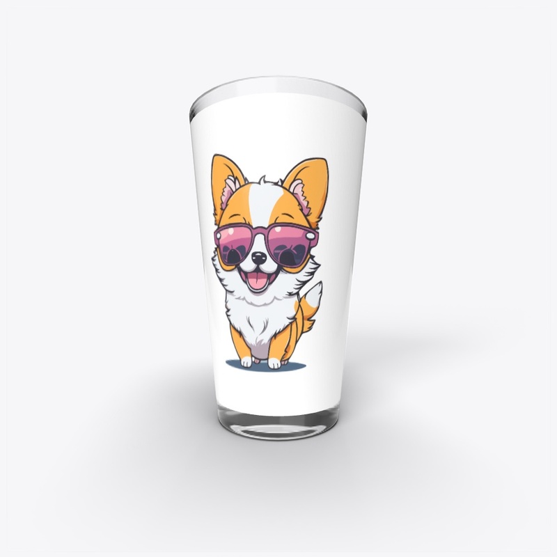 Kawaii Cute Happy Dog T-Shirt