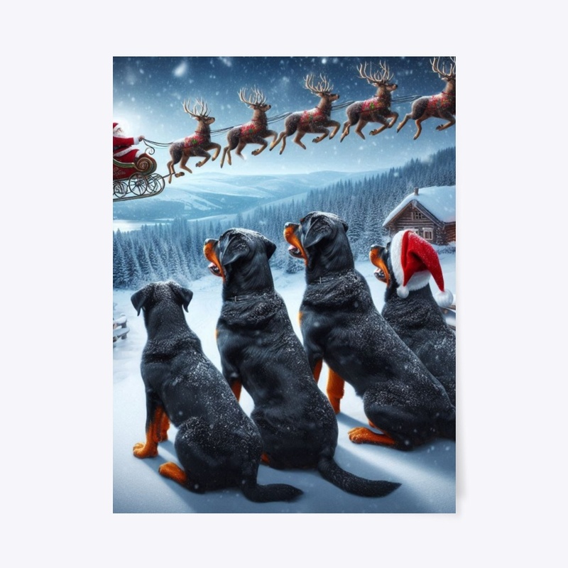 Rottweiler's Christmas Eve