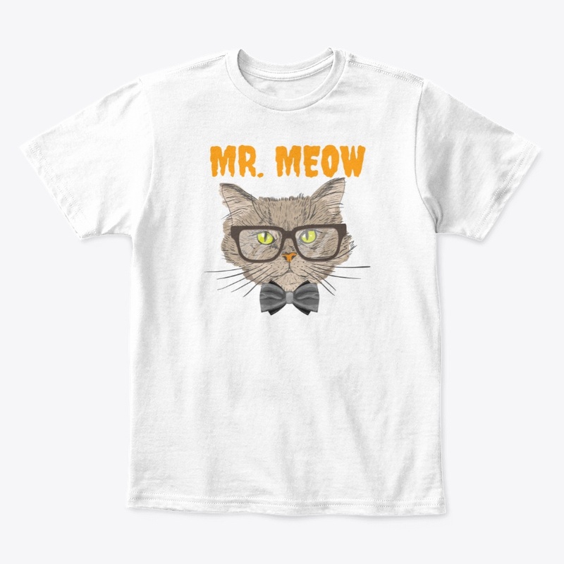 Mr. Meow Funny cats t-shirt design