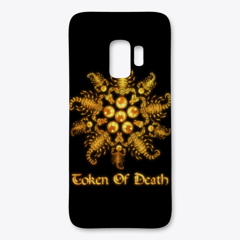 Scorpion Flower - Gold Metal 