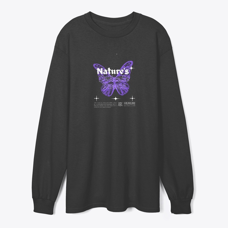 Butterfly typography tshirt