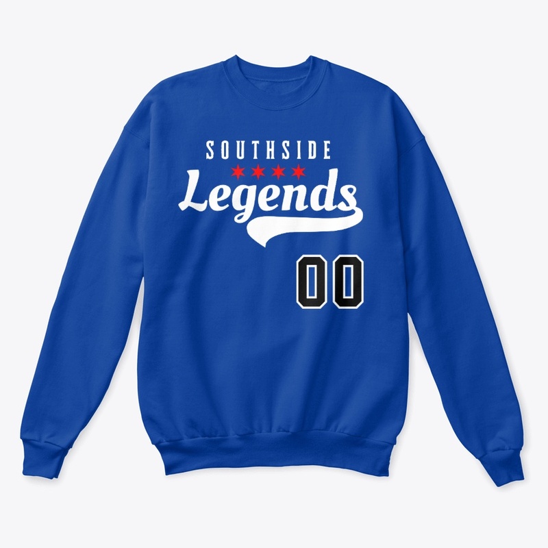 "Legends" Crewneck Pullover (Black/Blue)