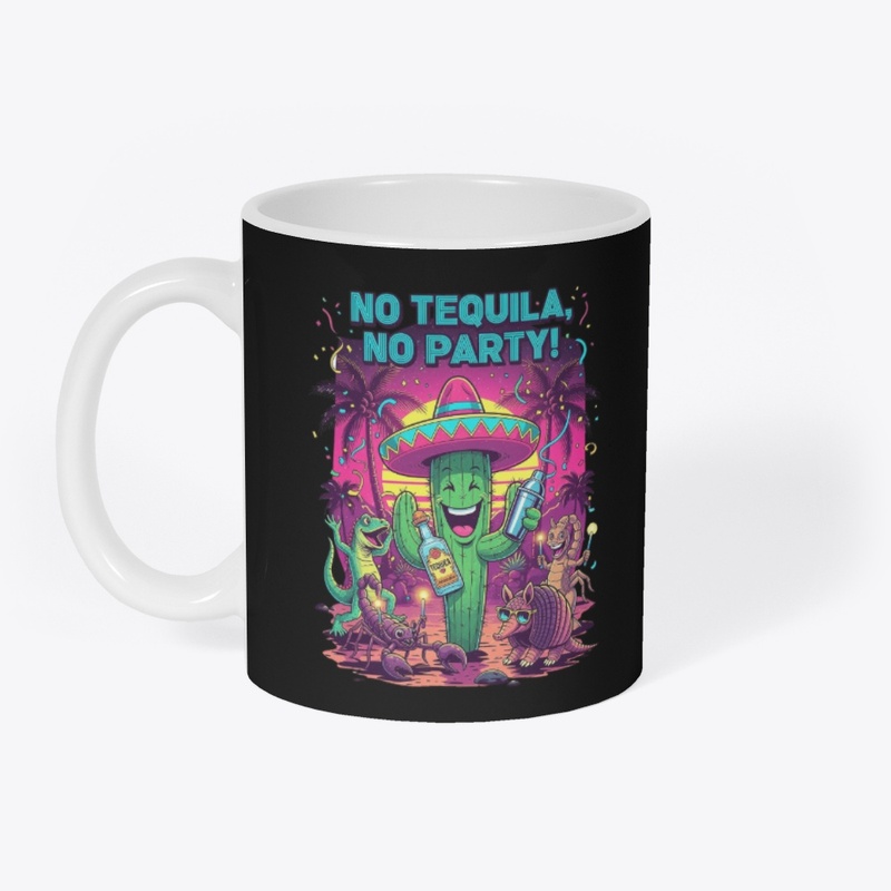 No Tequila, No Party! Cactus Party Tee