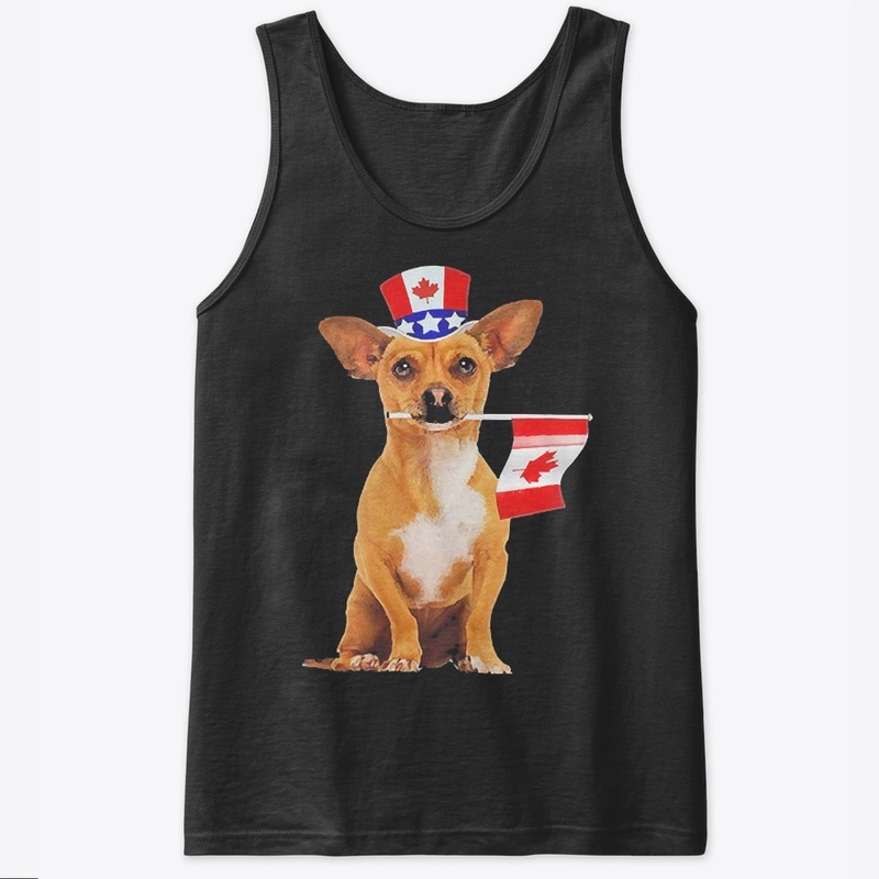Canadian Flag Maple Leaf Chihuahua