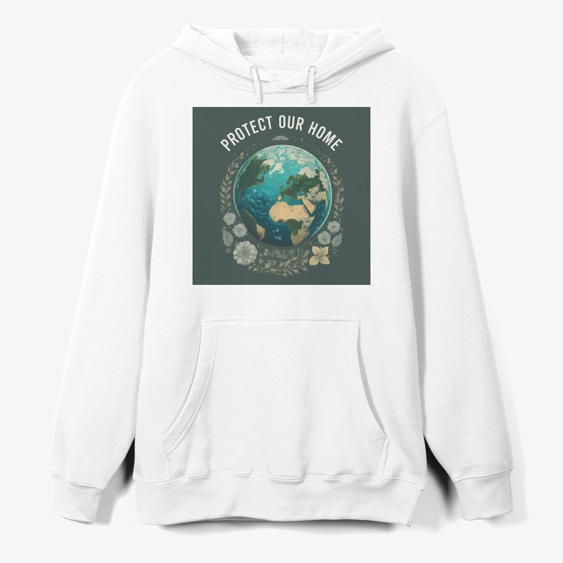 Environmental Message with Planet Earth
