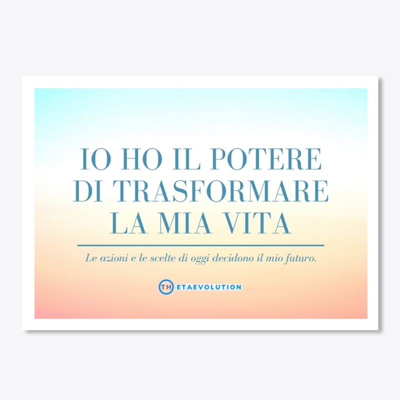 Sticker motivazionale: io ho il potere
