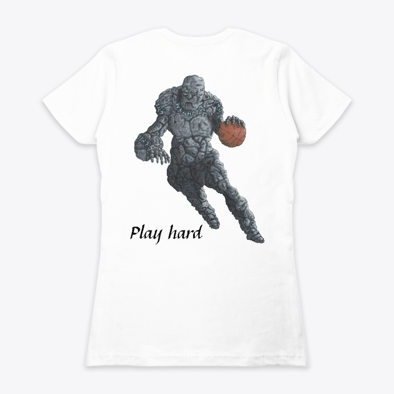 Stone Golem Basketball Double Sided Tee