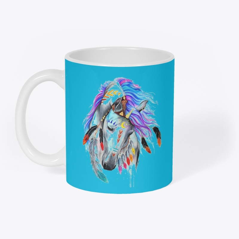 Fakhta: Horse drawing art products 