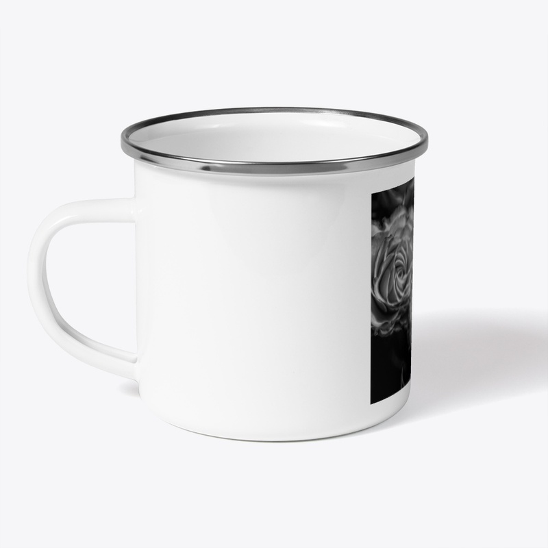 Black and White Tea Roses