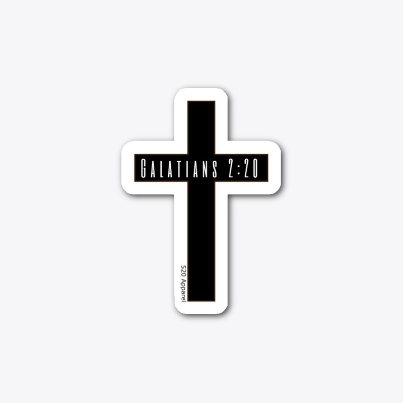 Cross Sticker Galatians 2:20