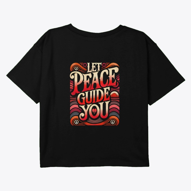 Let Peace Guide You – Retro Vibe Hoodie