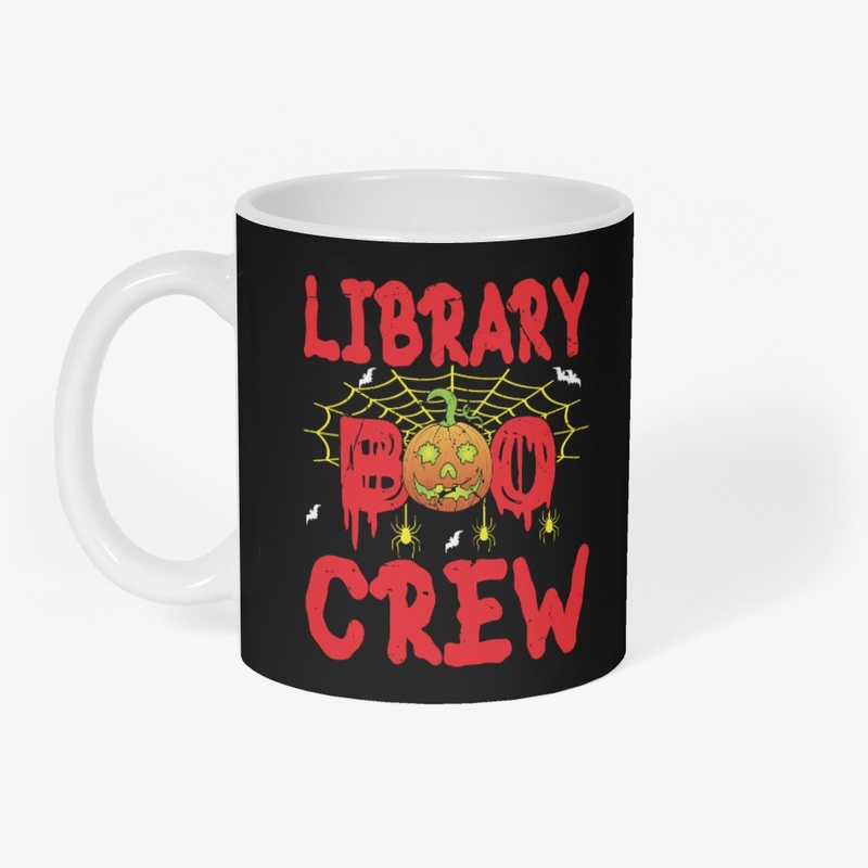 Library Boo Crew School Halloween Tee