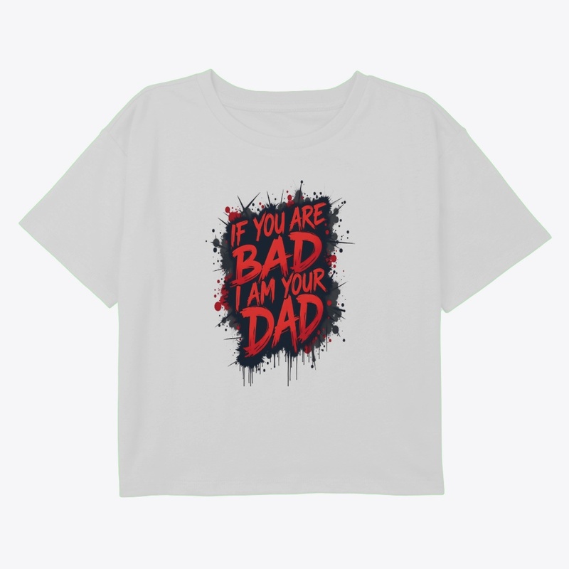 Bold Dad Joke Graffiti Streetwear Design