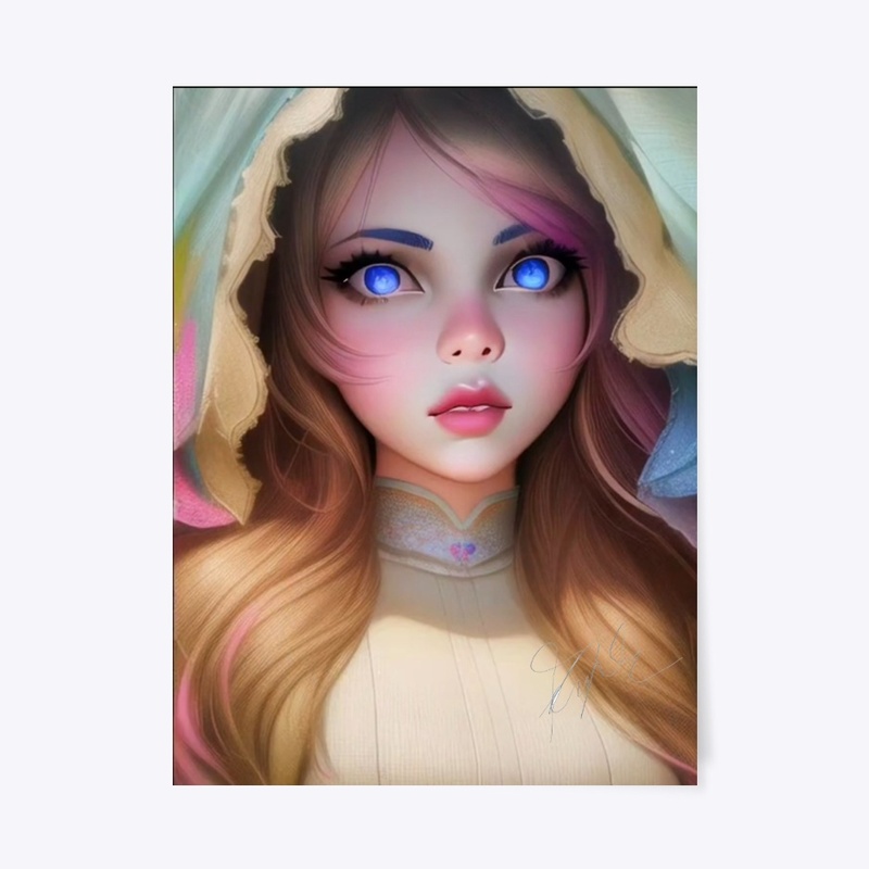 Anime Manga Themed Peasant Girl