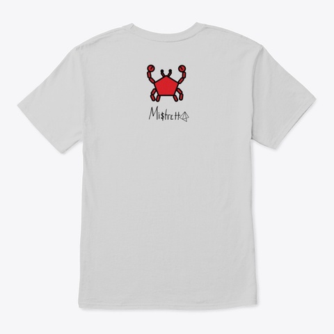 Mistretta Underwater Themed Collection Light Steel T-Shirt Back