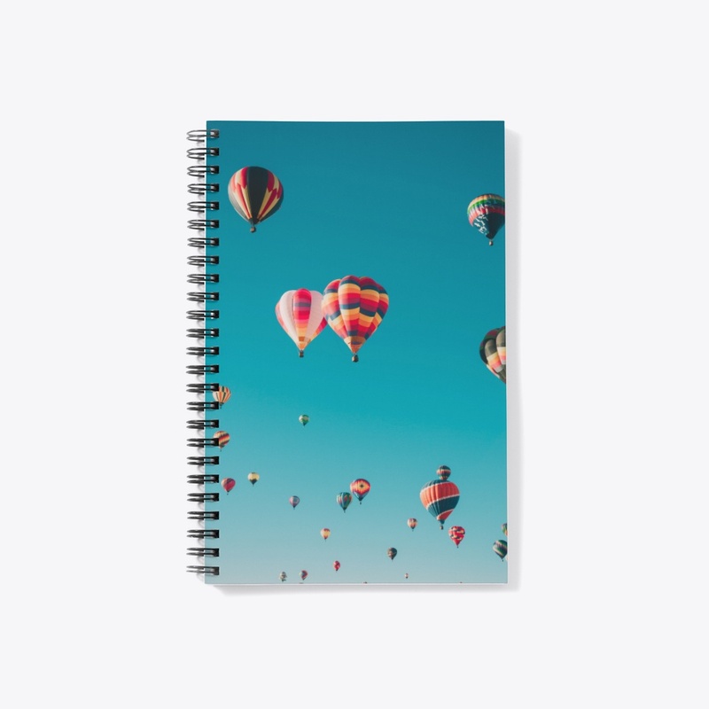 Hot-air-balloon notebook 