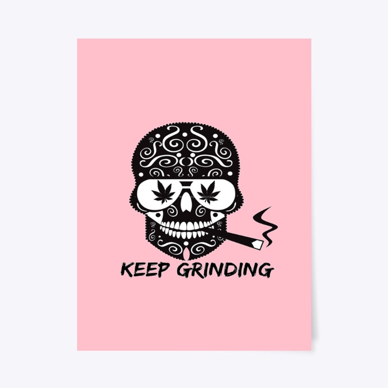 KEEP GRINDING SKULL