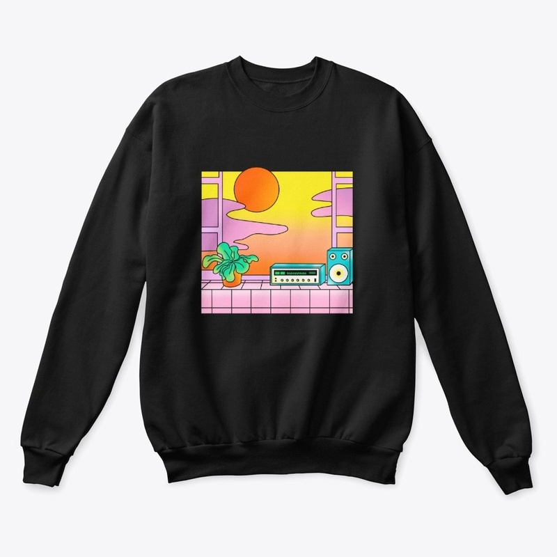 Vibrant Retro Sunset Design