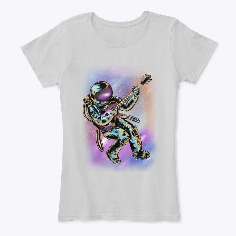 Astronaut Guitar Spaceman Design