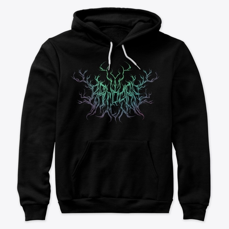Brutal Logo Purple/Teal Premium Hoodie