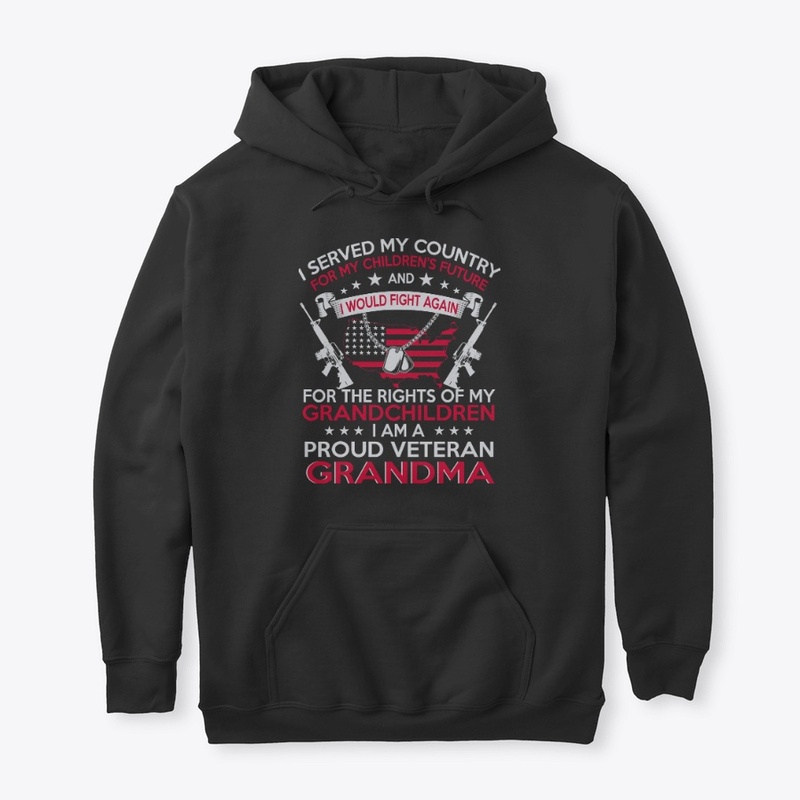US Grandma Veteran - I Am A Proud Vetera