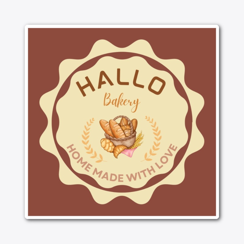 Sticker design for bakery 🧁