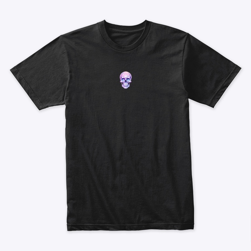 Pink and purple skull