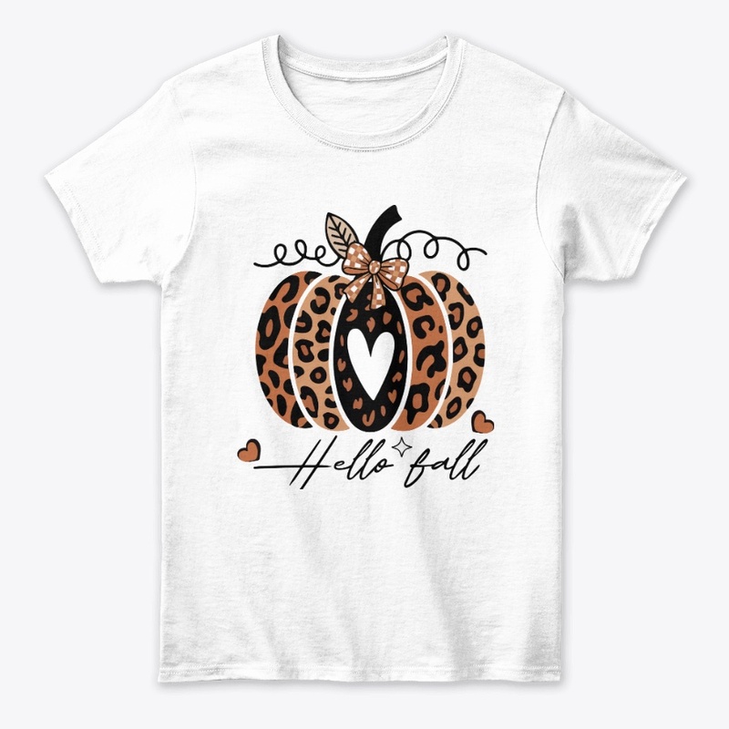 Leopard Pumpkin Fall design