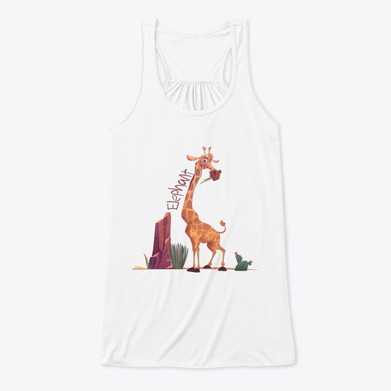 Elephant Funny T-shirt  Animals Lovers 