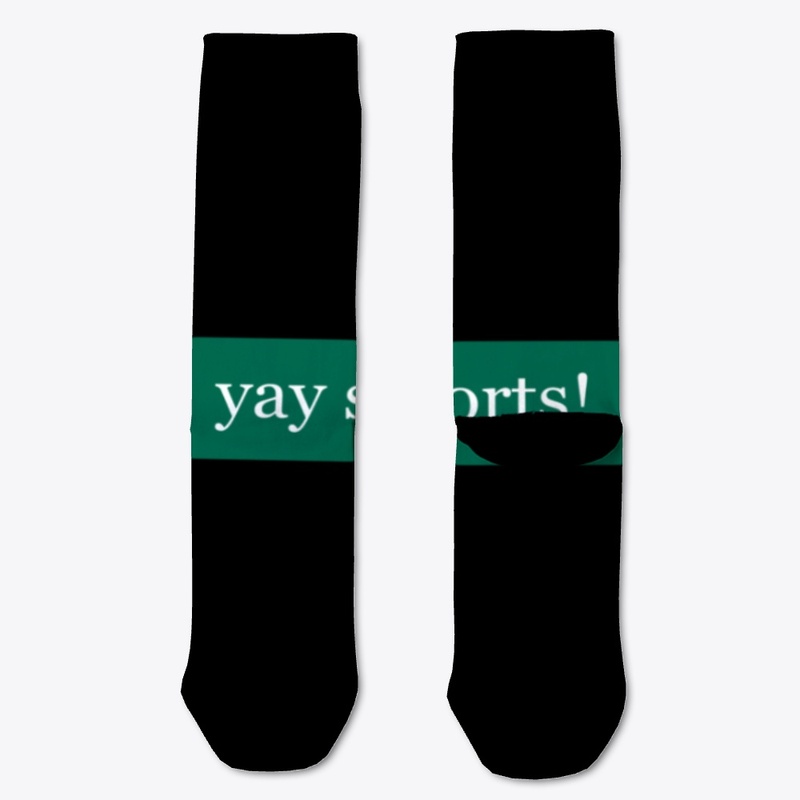 Yay Sports Written in White on Green