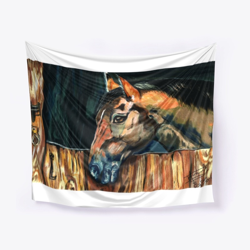 Tied Horse