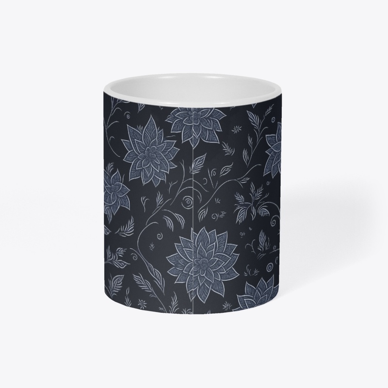Floral Dark And Light Pattern