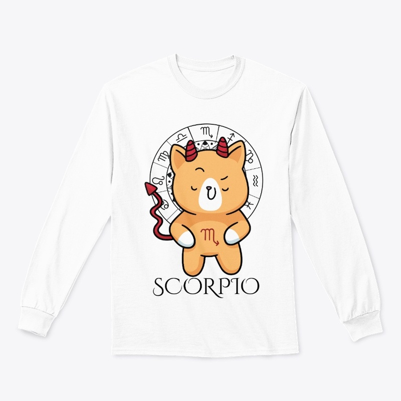 Scorpio Zodiac White T-Shirt