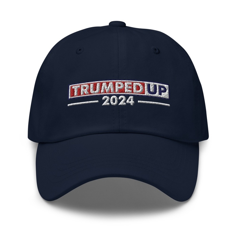 TRUMPED UP! (blue/no back)