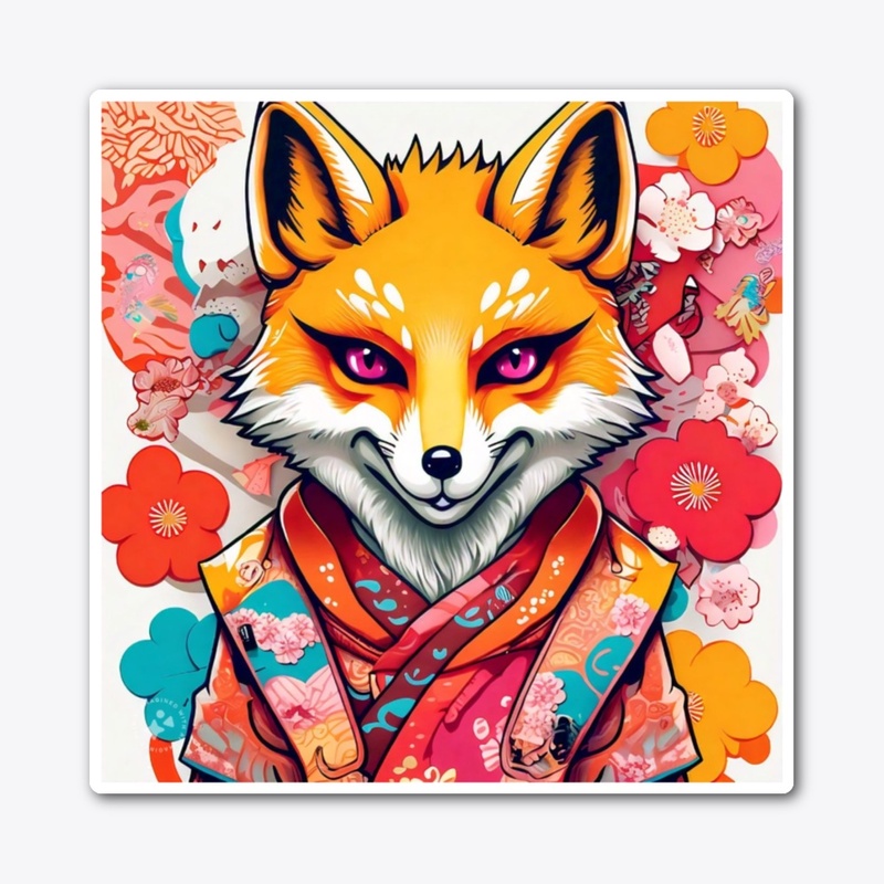 Fox Fantasy T shirt design 