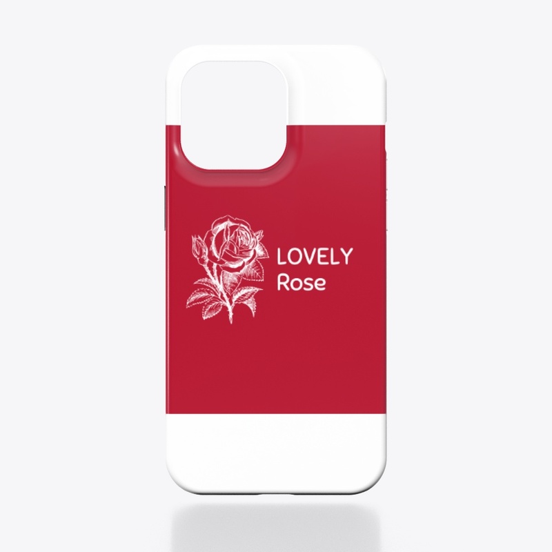 LOVELY ROSE I-phone case