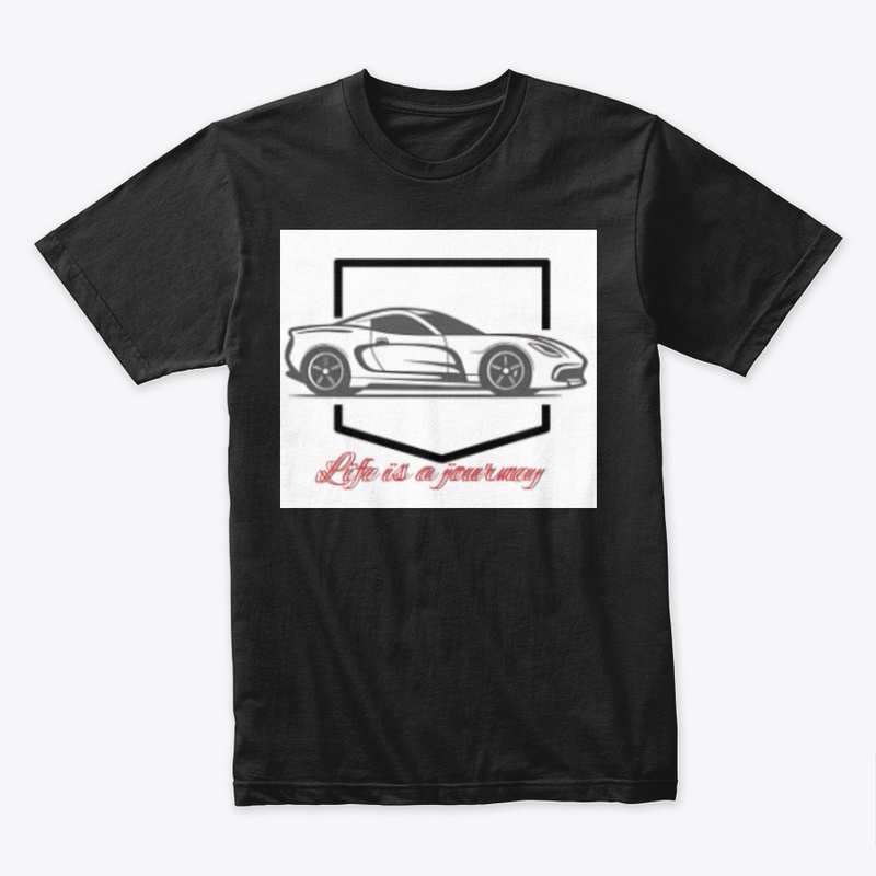 Life is a journey Car logo t-shirt 