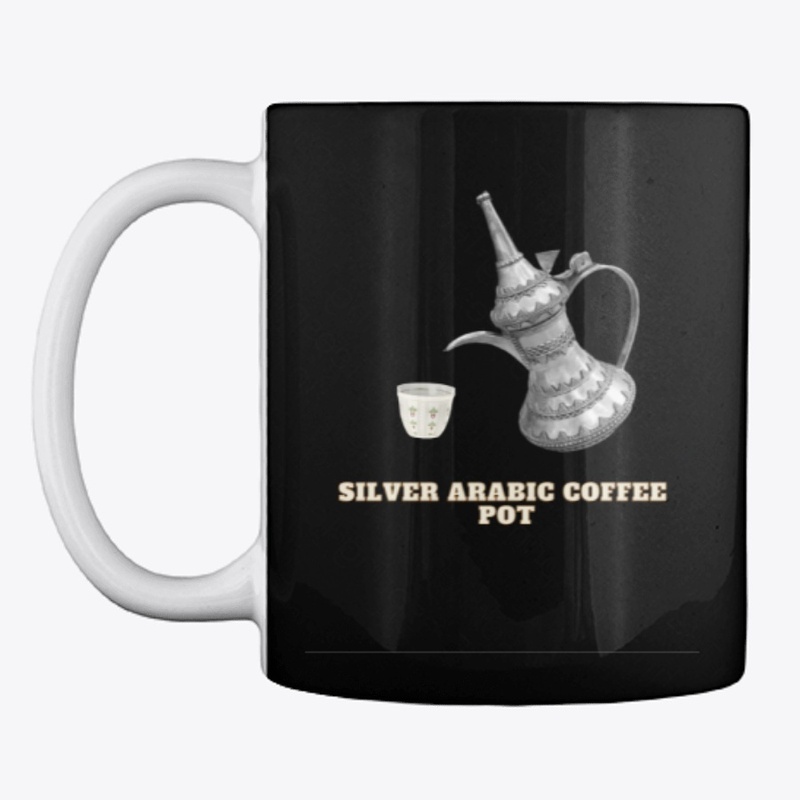 Silver Arabic coffee pot Design