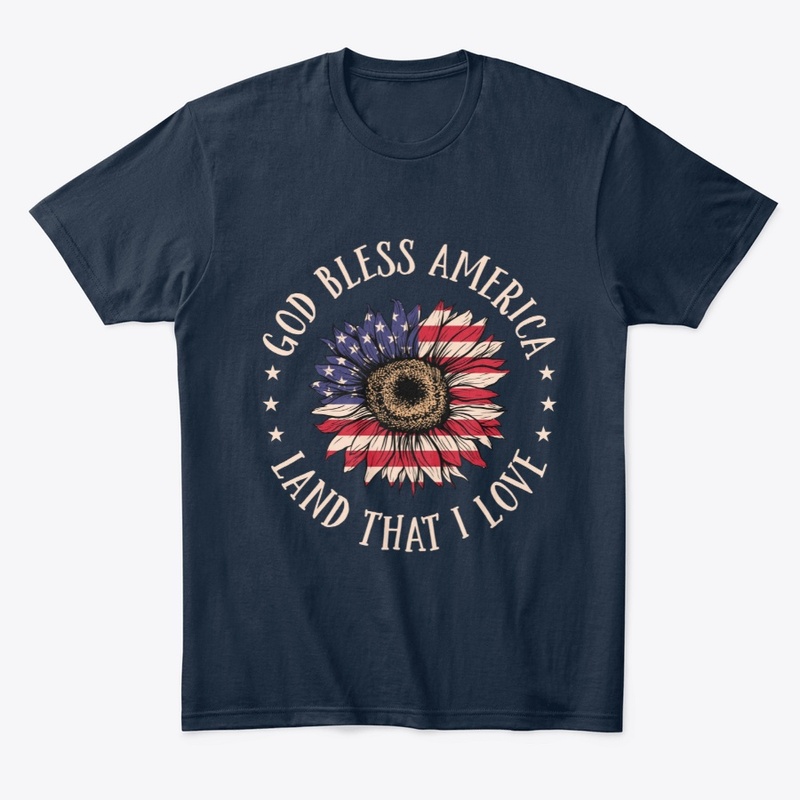 God bless america,Patriot,t-shirt design