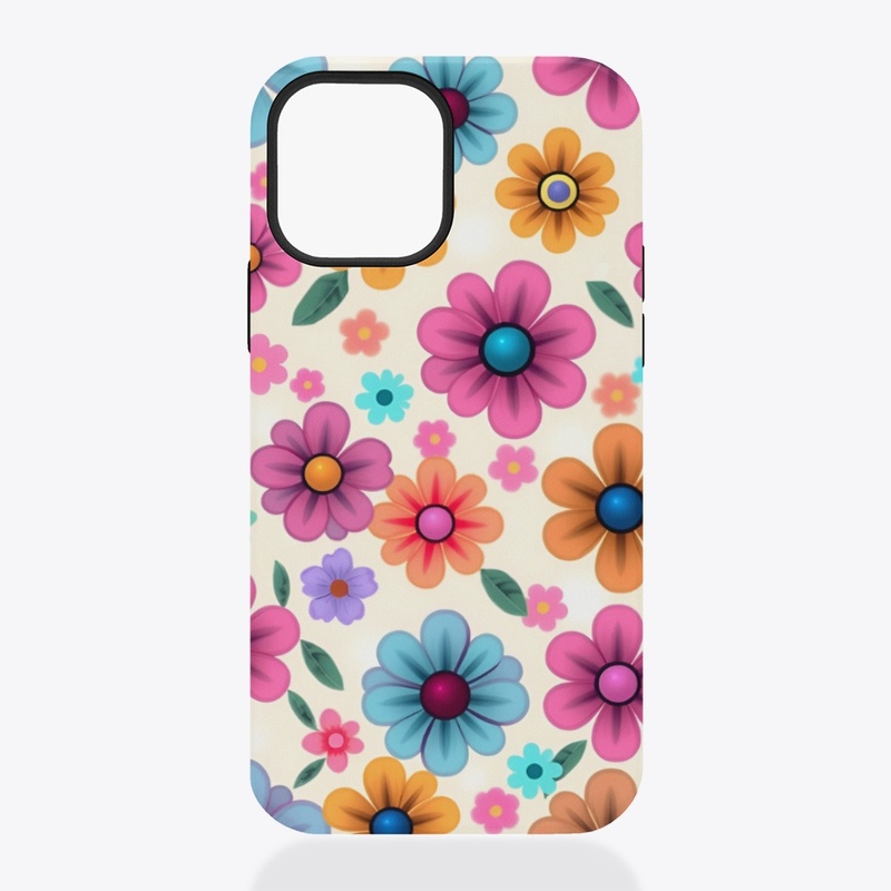 Colorful Floral Pattern Case
