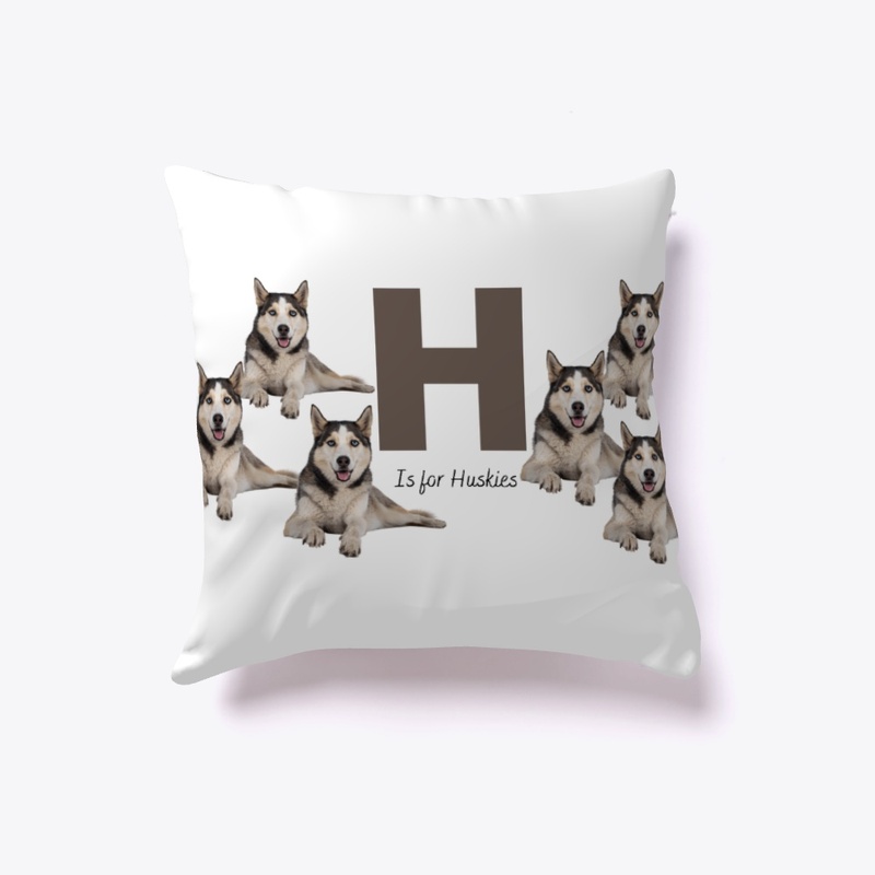  Huskies Cushion- Husky  Modern Cushion